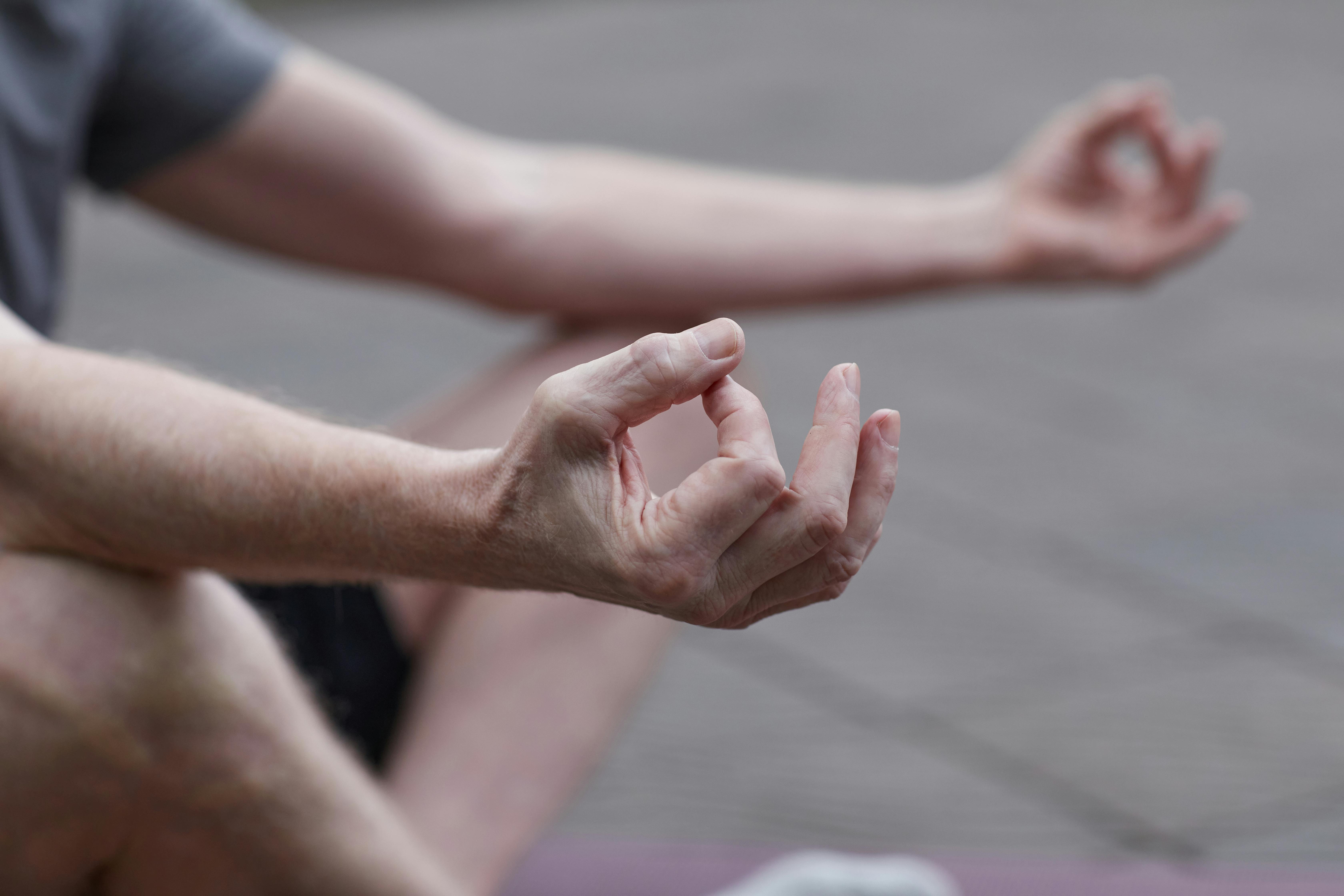 Instructor guiding youth through trauma-informed yoga session - upfcal